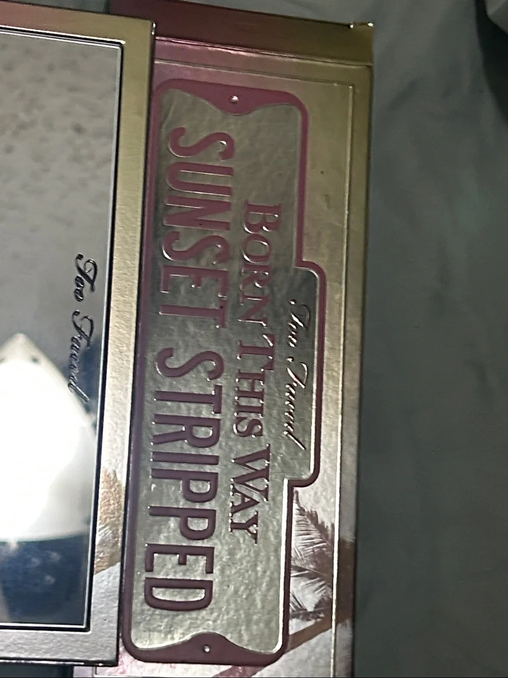 Too Faced Sunset Stripped Eyeshadow Palette in Pink and Gold